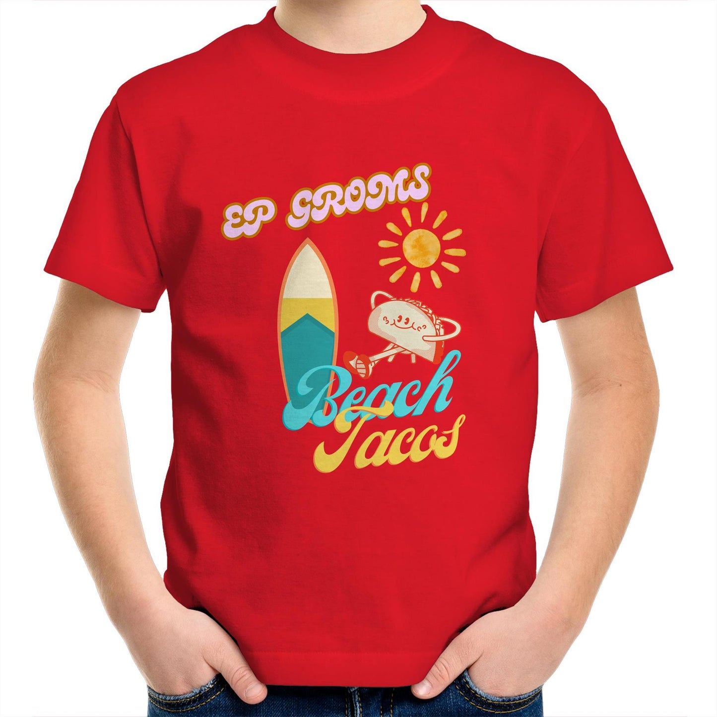 Girl EP Groms Beach Tacos Tee