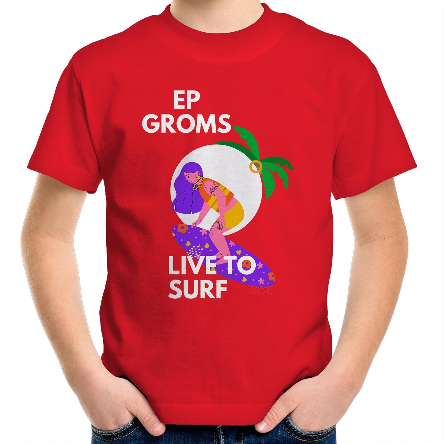 Girl EP Groms Life to Surf Tee