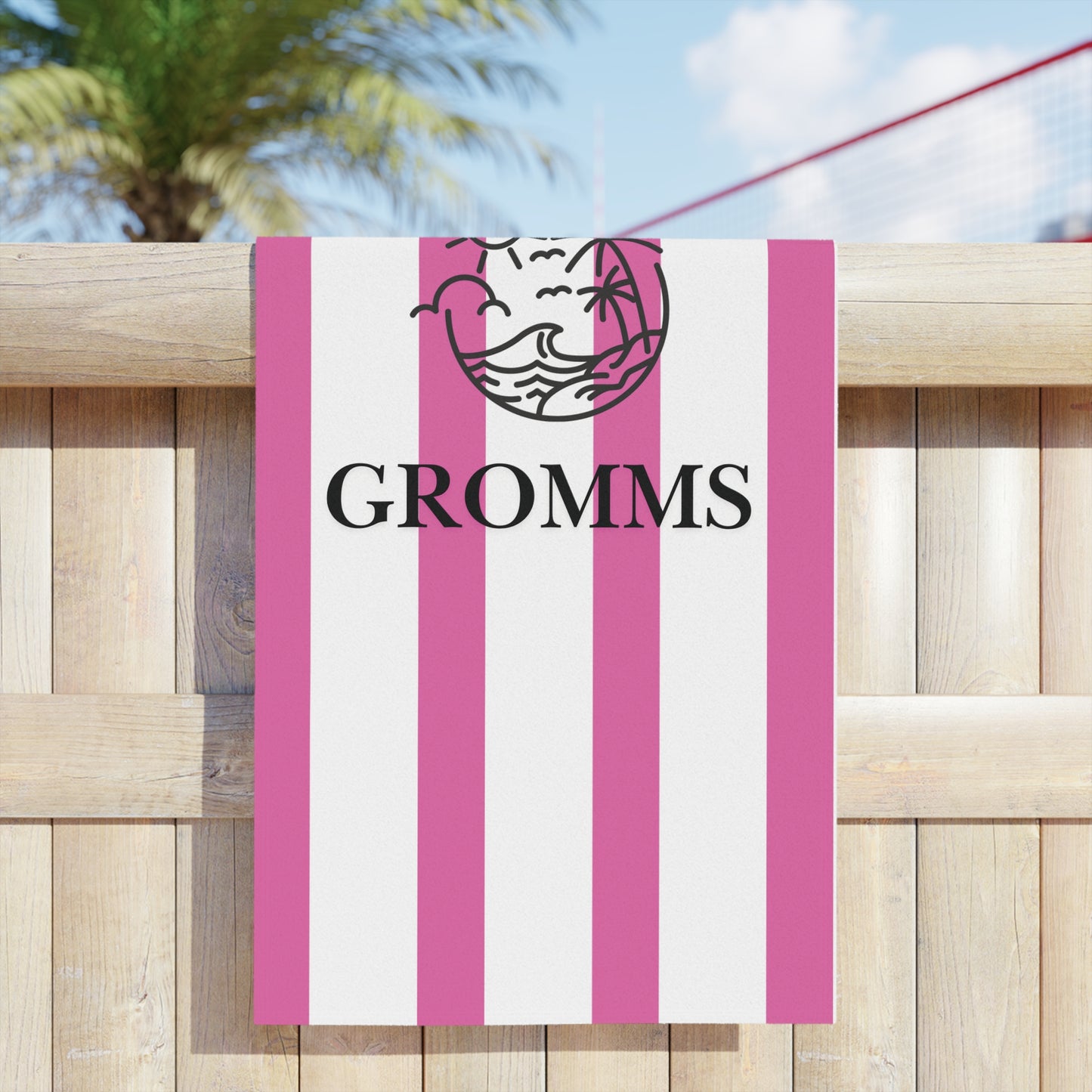 EP Groms Eco beach Pink Towel