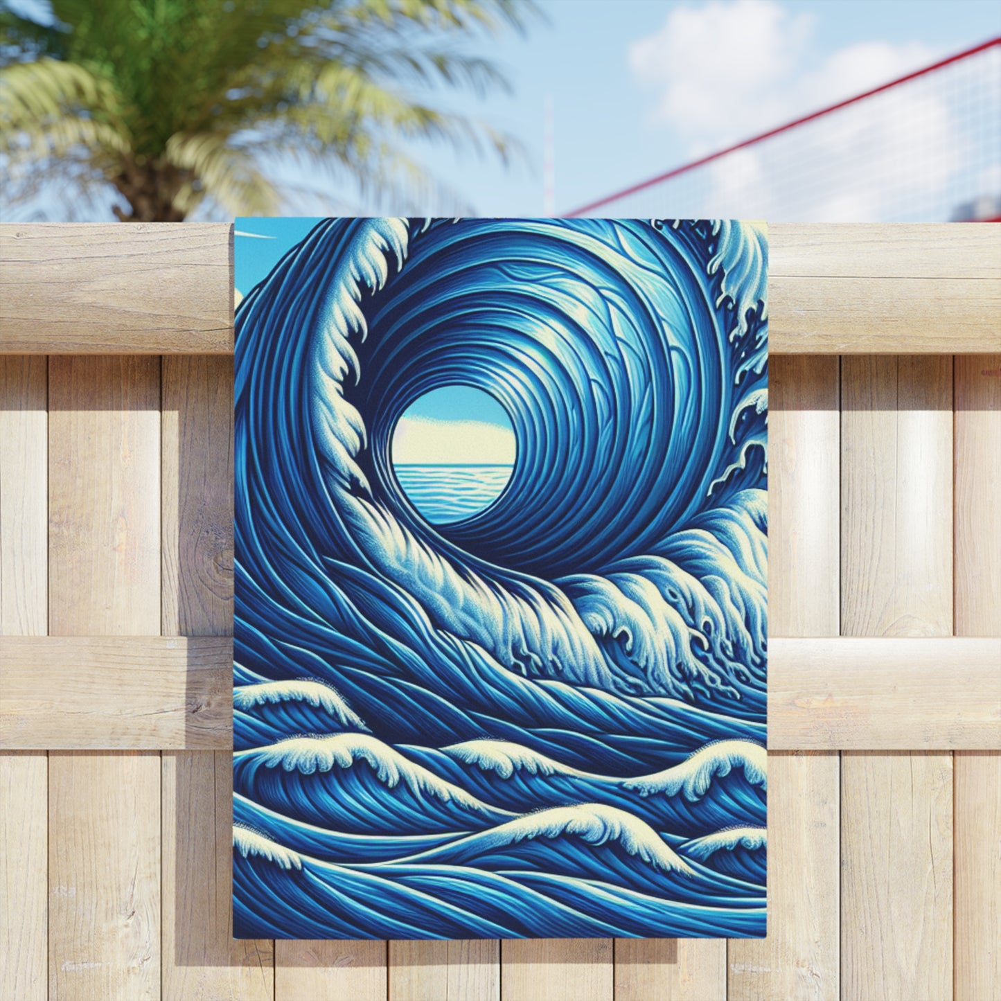 EP Groms Wave Beach Towel