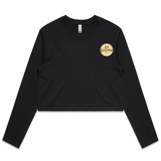 Shaka Women's Long Sleeve Crop Tee