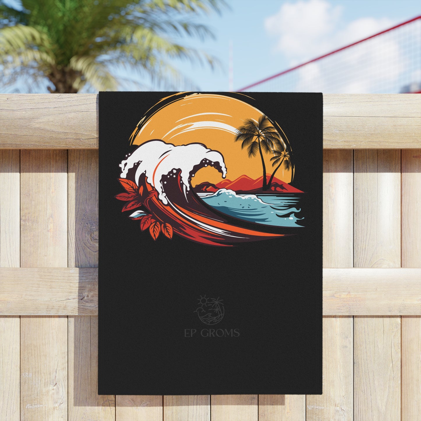 EP Groms Tropical Wave Beach Towels