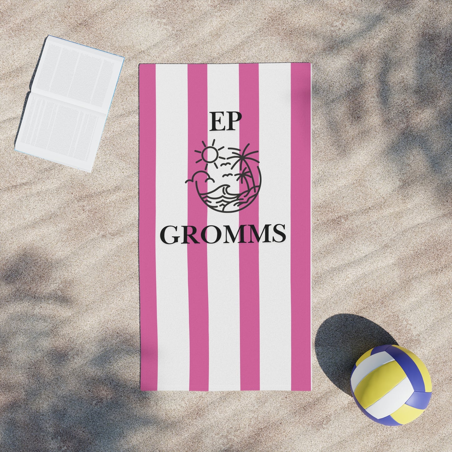 EP Groms Eco beach Pink Towel
