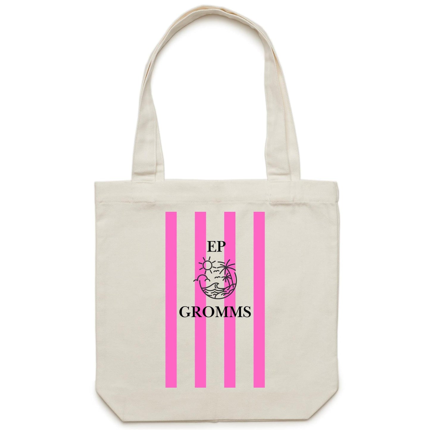 EP Groms Stripe Canvas Tote Bag