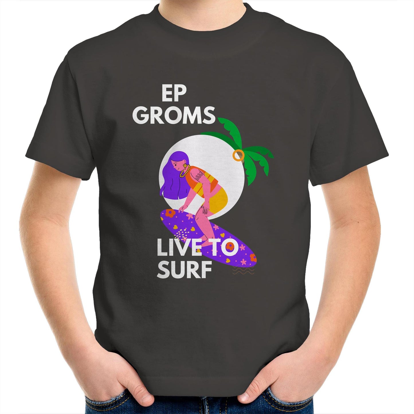 Girl EP Groms Life to Surf Tee
