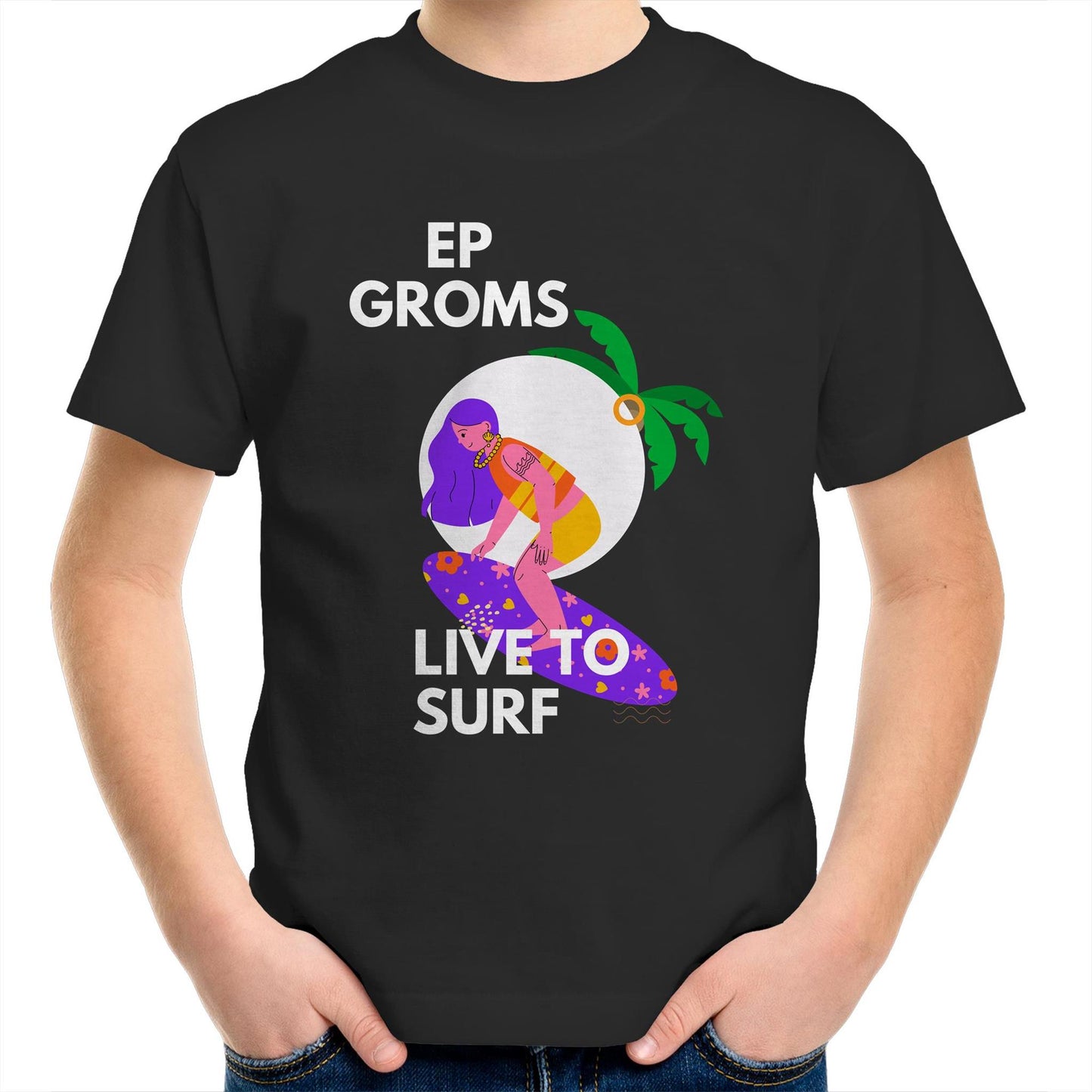 Girl EP Groms Life to Surf Tee