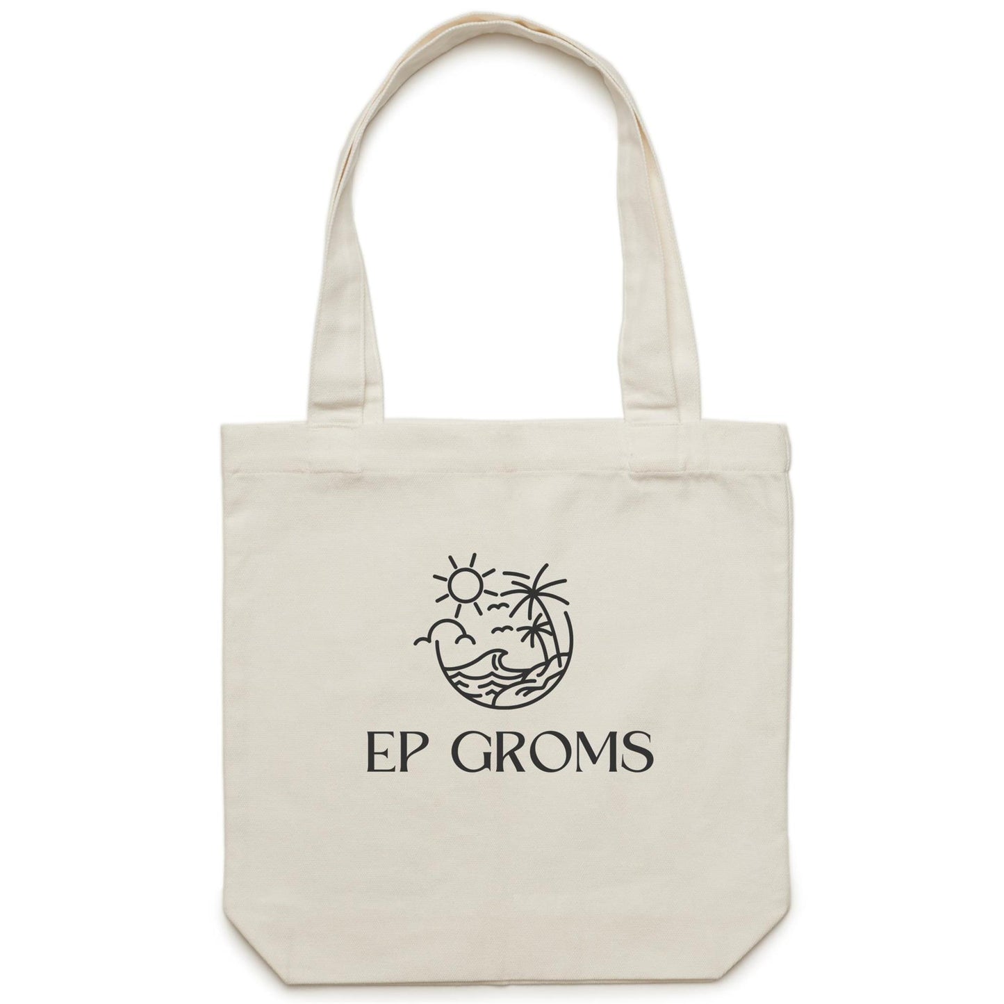 EP Groms Stripe Canvas Tote Bag